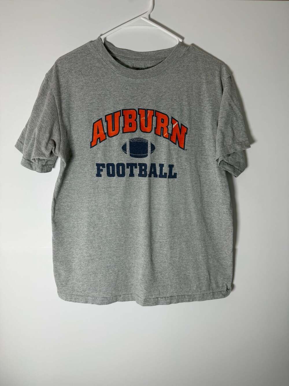 J.America Sportswear Auburn Tigers Football Gray T-Shirt Size M